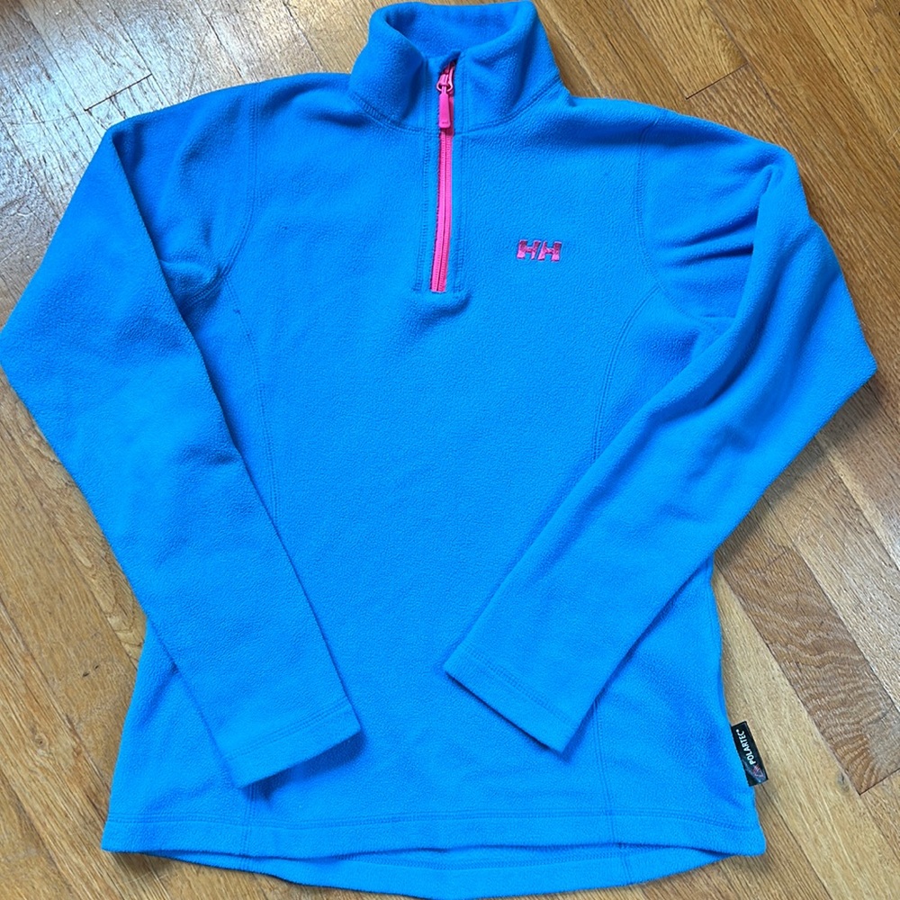 Helly Hansen polartec fleece blue 1/4 zip XS